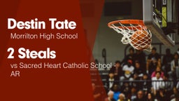 2 Steals vs Sacred Heart Catholic School - AR