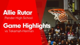 Game Highlights vs Tekamah-Herman 