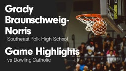 Game Highlights vs Dowling Catholic 