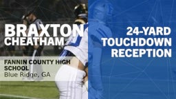 24-yard Touchdown Reception vs Haralson County