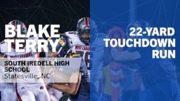 22-yard Touchdown Run vs Hickory Ridge 