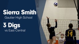3 Digs vs East Central 