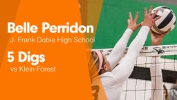 5 Digs vs Klein Forest 