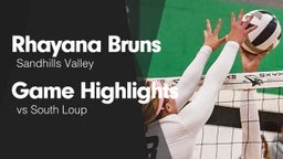 Game Highlights vs South Loup 