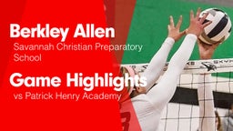 Game Highlights vs Patrick Henry Academy