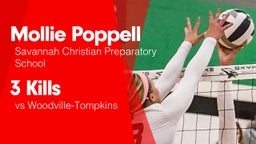3 Kills vs Woodville-Tompkins