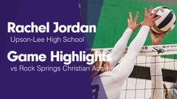 Game Highlights vs Rock Springs Christian Academy