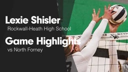 Game Highlights vs North Forney 