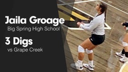 3 Digs vs Grape Creek 