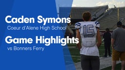 Game Highlights vs Bonners Ferry 