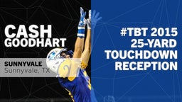 #TBT 2015: 25-yard Touchdown Reception vs Commerce 