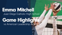 Game Highlights vs American Leadership Academy