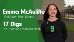 17 Digs vs Thornton Fractional North 
