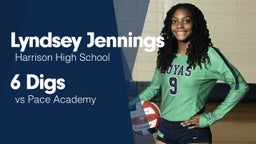 6 Digs vs Pace Academy