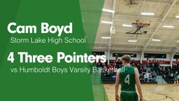 4 Three Pointers vs Humboldt Boys Varsity Basketball