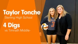 4 Digs vs Timnath Middle-