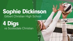 4 Digs vs Scottsdale Christian