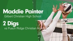 2 Digs vs Pusch Ridge Christian Academy 