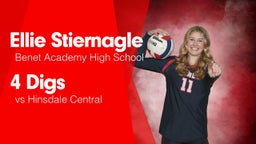 4 Digs vs Hinsdale Central