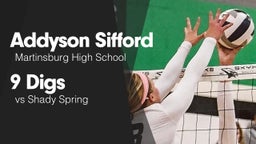 9 Digs vs Shady Spring