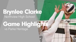 Game Highlights vs Parke Heritage 