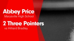 2 Three Pointers vs Hilliard Bradley 