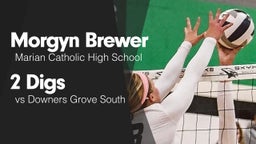 2 Digs vs Downers Grove South 
