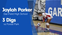 3 Digs vs Forest Park