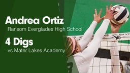 4 Digs vs Mater Lakes Academy