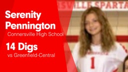 14 Digs vs Greenfield-Central 