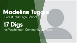 17 Digs vs Washington Community Schools