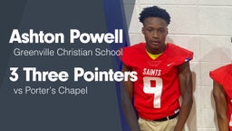 3 Three Pointers vs Porter’s Chapel