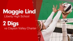 2 Digs vs Clayton Valley Charter 