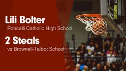 2 Steals vs Brownell-Talbot School