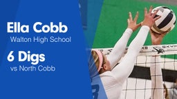 6 Digs vs North Cobb