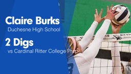 2 Digs vs Cardinal Ritter College Prep 