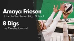8 Digs vs Omaha Central 