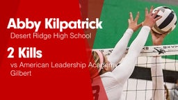 2 Kills vs American Leadership Academy - Gilbert 