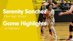 Game Highlights vs Highland 