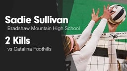 2 Kills vs Catalina Foothills