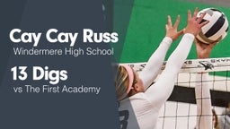 13 Digs vs The First Academy