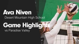 Game Highlights vs Paradise Valley 