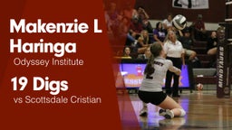 19 Digs vs Scottsdale Cristian