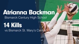 14 Kills vs Bismarck St. Mary's Central 