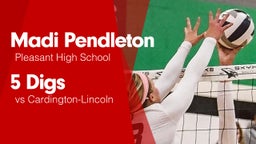 5 Digs vs Cardington-Lincoln 