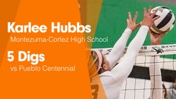 5 Digs vs Pueblo Centennial