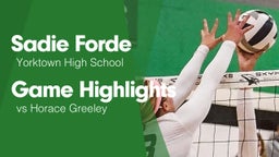 Game Highlights vs Horace Greeley 