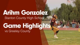 Game Highlights vs Greeley County 