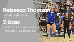 2 Aces vs East Union  Womens Varsity Volleyball - Manteca, CA