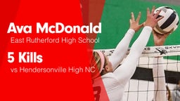 5 Kills vs Hendersonville High NC